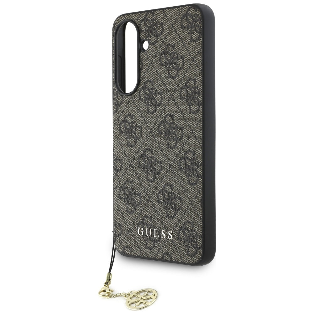 Husa pentru Samsung Galaxy A56 A566, Guess, 4G Charm, Maro
