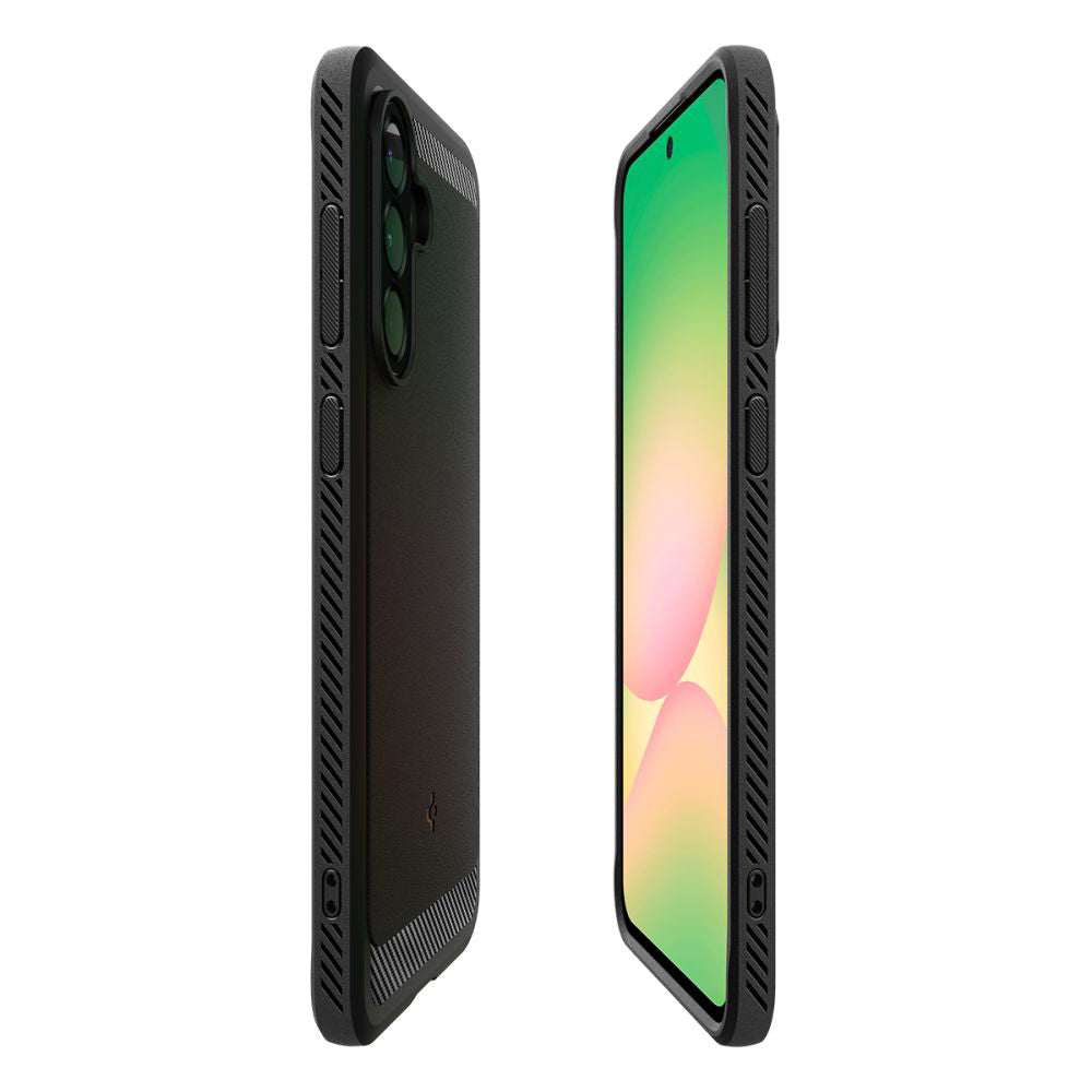 Husa pentru Samsung Galaxy A56 A566, Spigen, Rugged Armor, Neagra ACS09225