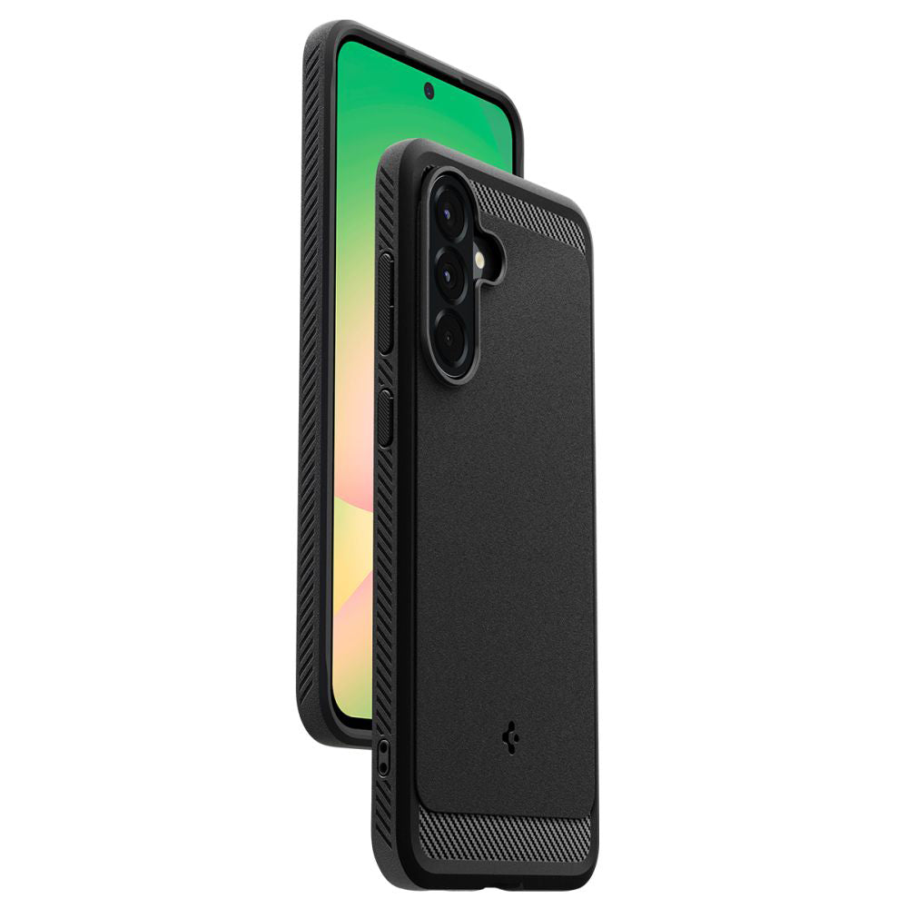 Husa pentru Samsung Galaxy A56 A566, Spigen, Rugged Armor, Neagra ACS09225