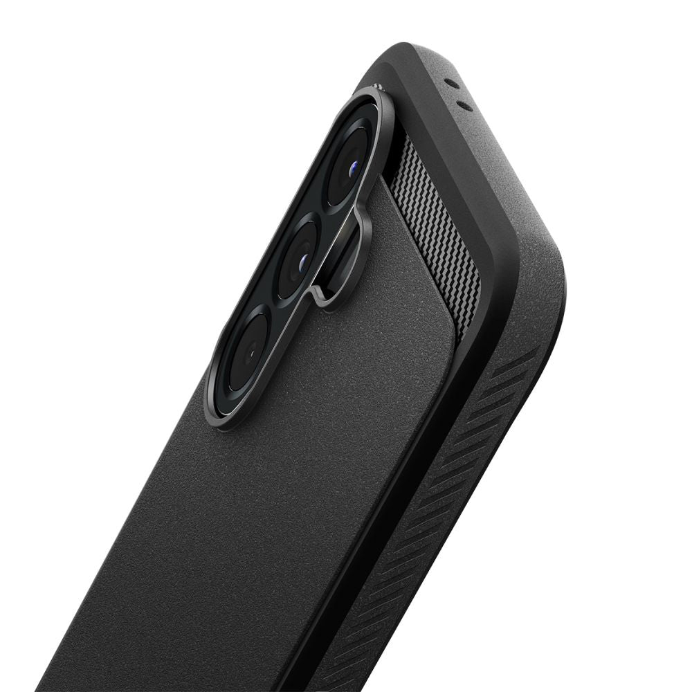 Husa pentru Samsung Galaxy A56 A566, Spigen, Rugged Armor, Neagra ACS09225