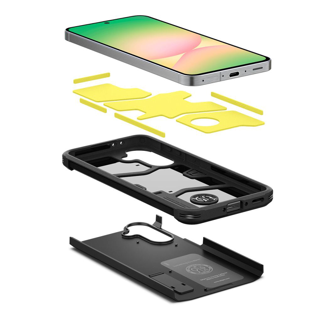 Husa pentru Samsung Galaxy A56 A566, Spigen, Tough Armor, Neagra ACS09294