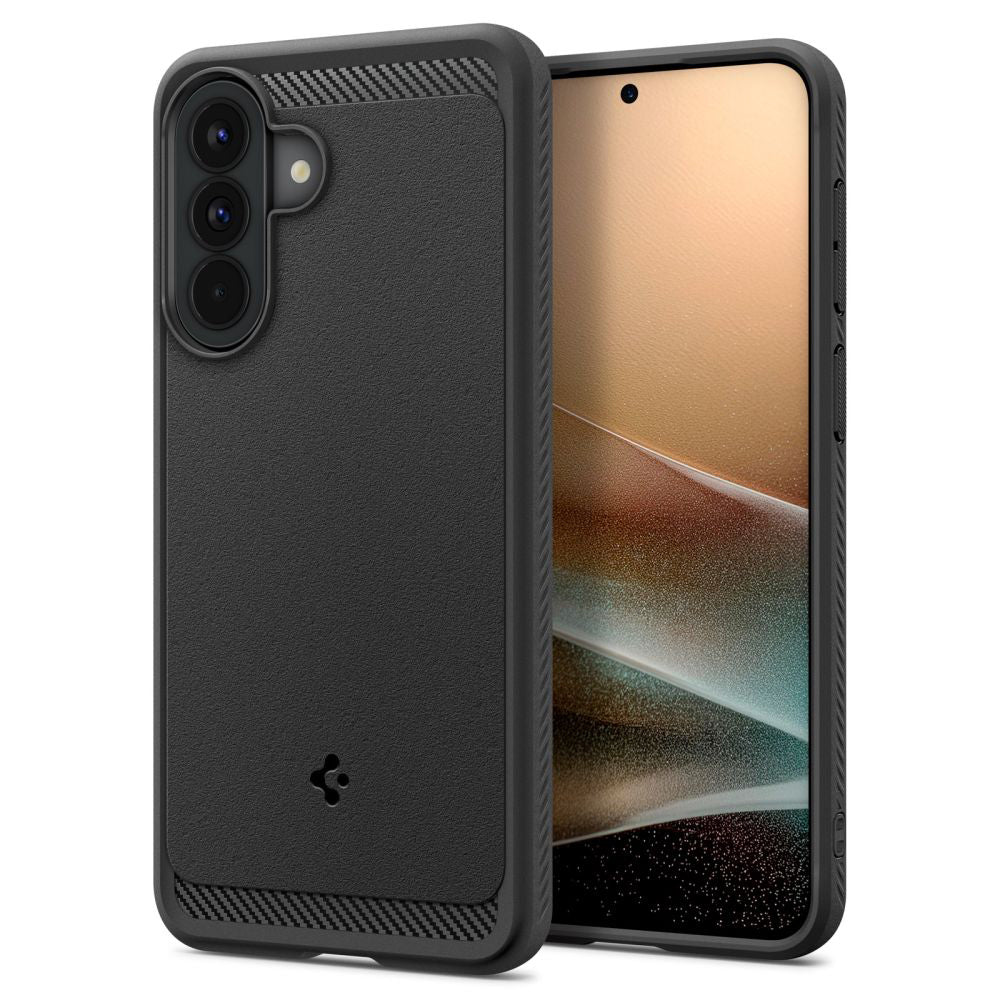 Husa pentru Samsung Galaxy A57 5G, Spigen, Rugged Armor, Neagra ACS09794