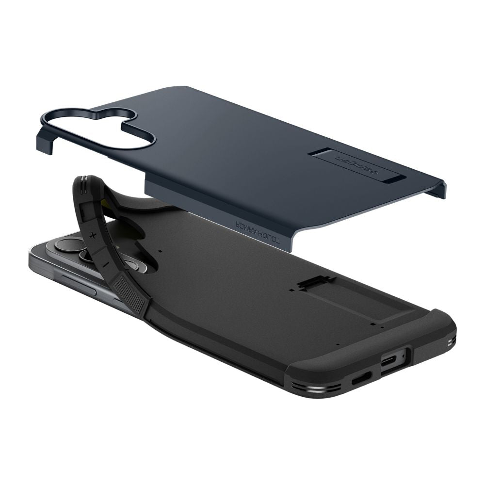 Husa pentru Samsung Galaxy A57 5G, Spigen, Tough Armor, Albastra ACS11126
