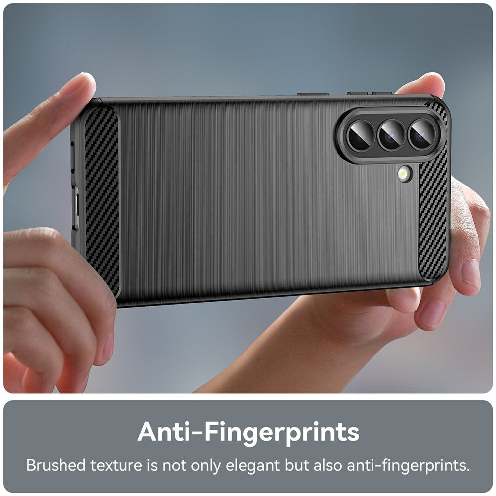 Husa pentru Samsung Galaxy A57 5G, Techsuit, Carbon, Neagra