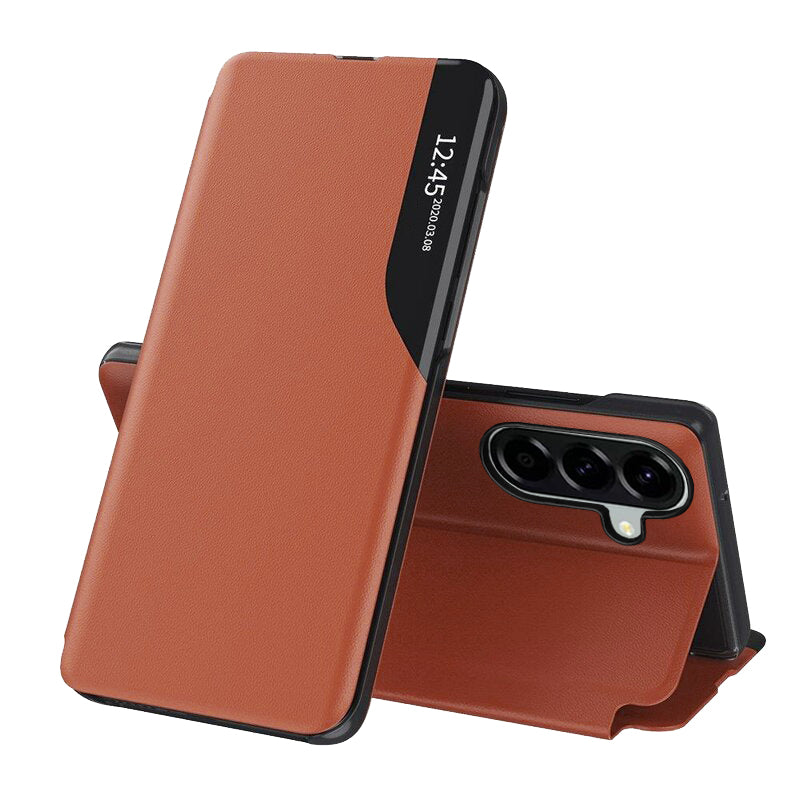 Husa pentru Samsung Galaxy A57 5G, Techsuit, eFold, Portocalie