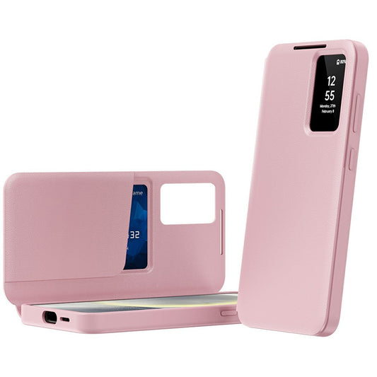Husa pentru Samsung Galaxy A57 5G, Techsuit, SmartView, Roz