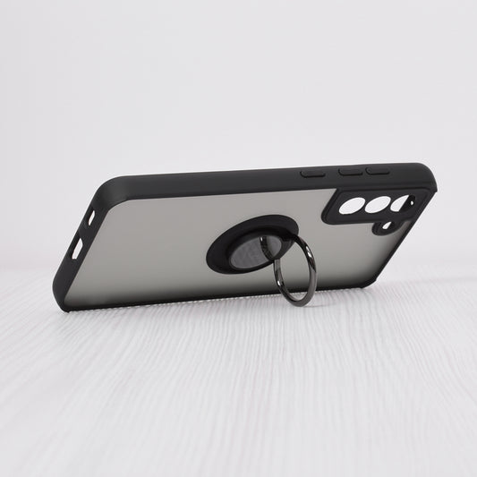 Husa pentru Samsung Galaxy S21 FE 5G G990, Techsuit, Glinth, Neagra