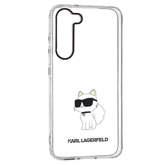 Husa pentru Samsung Galaxy S23+ S916, Karl Lagerfeld, Ikonik Choupette, Transparenta