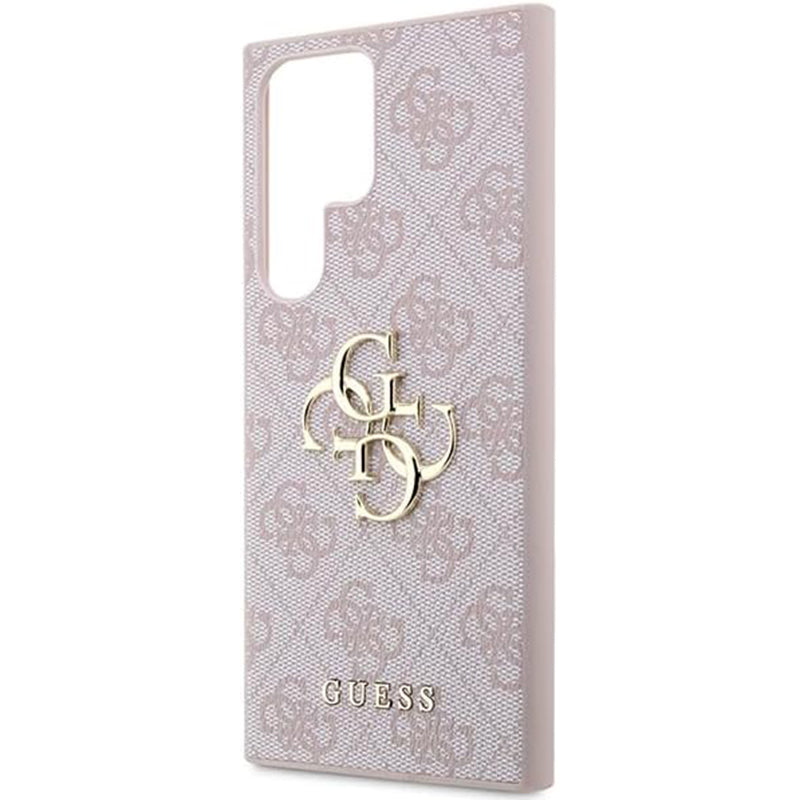 Husa pentru Samsung Galaxy S23 Ultra S918, Guess, 4G Big Logo, Roz