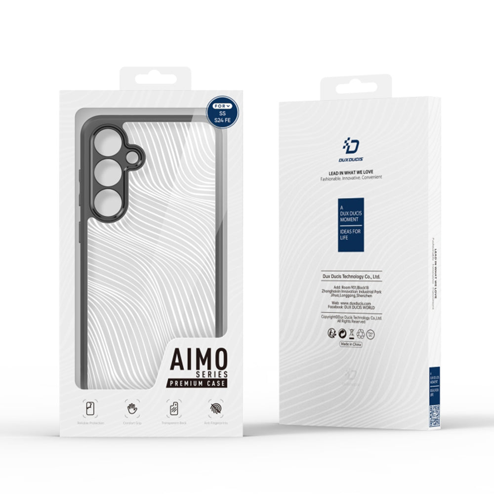 Husa pentru Samsung Galaxy S24 FE S721, DUX DUCIS, Aimo, Neagra