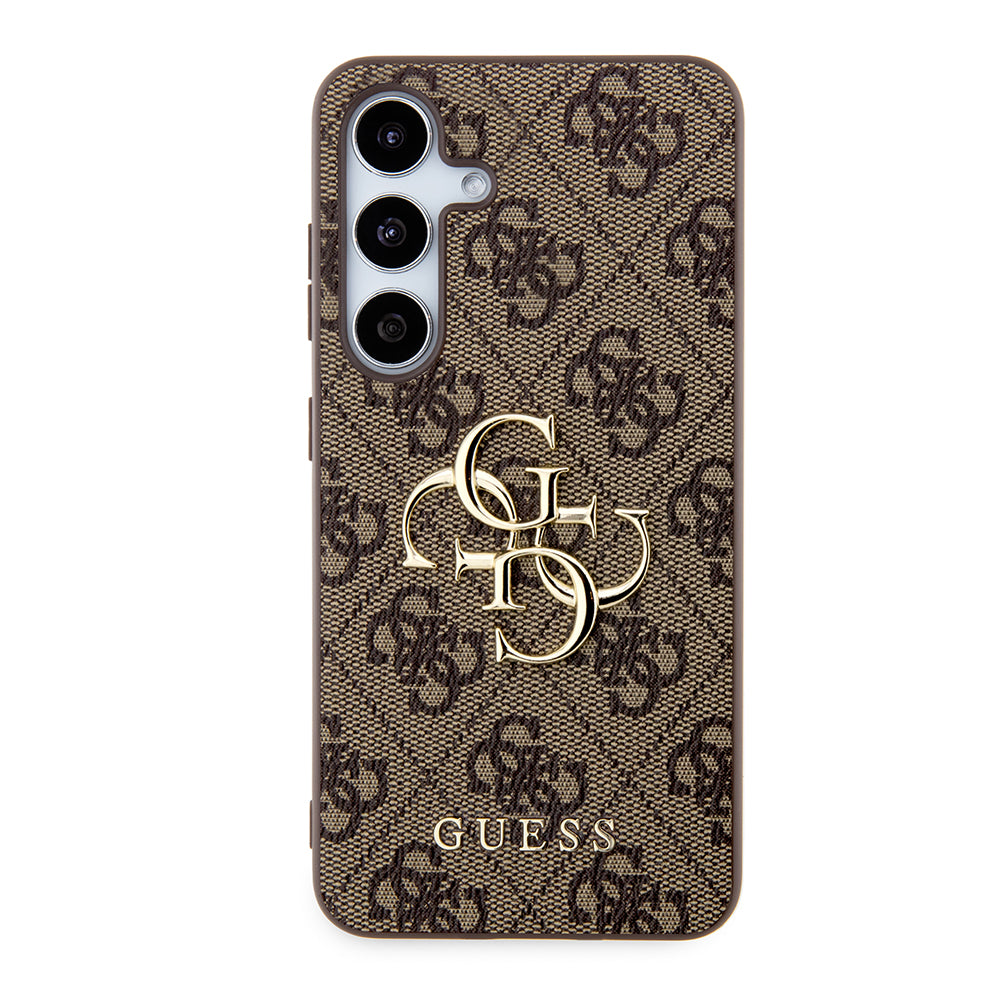Husa pentru Samsung Galaxy S24+ S926, Guess, 4G Big Logo, Maro