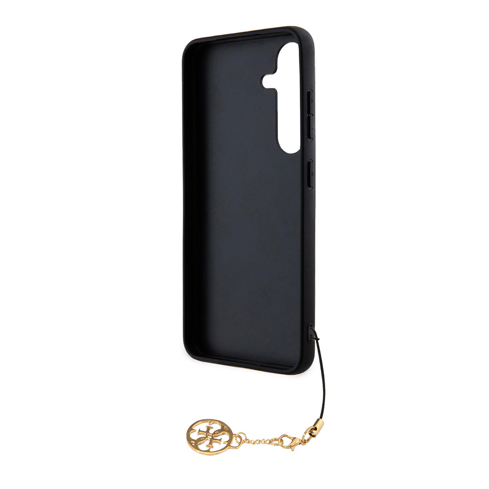 Husa pentru Samsung Galaxy S24+ S926, Guess, 4G Charm, Neagra