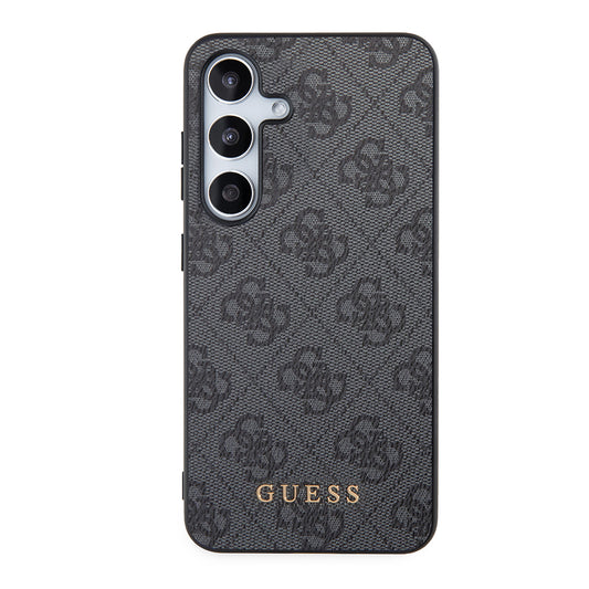 Husa pentru Samsung Galaxy S24+ S926, Guess, 4G Metal Gold Logo, Neagra