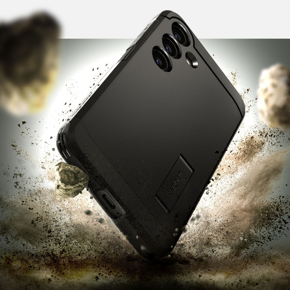 Husa pentru Samsung Galaxy S24+ S926, Spigen, Tough Armor, Neagra ACS07332