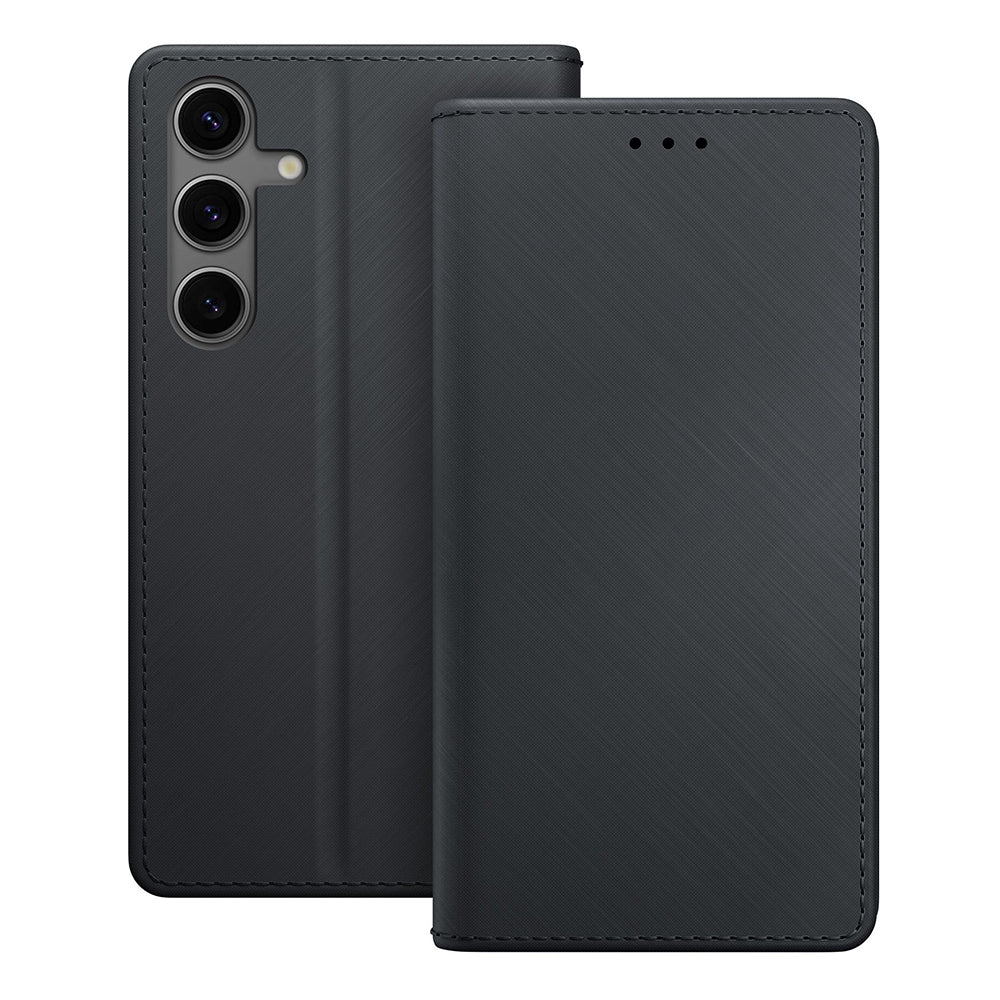 Husa pentru Samsung Galaxy S24 S921, 3MK, Wallet, Neagra