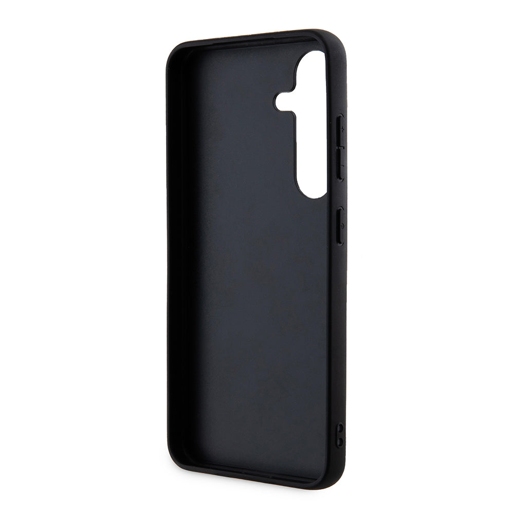 Husa pentru Samsung Galaxy S24 S921, Guess, 4G Metal Gold Logo, Neagra