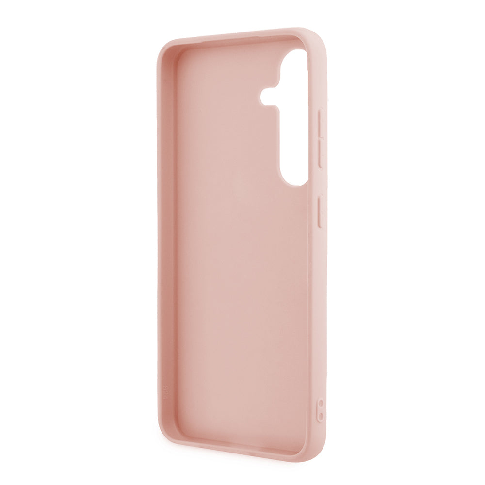 Husa pentru Samsung Galaxy S24 S921, Guess, Glitter Script, Roz