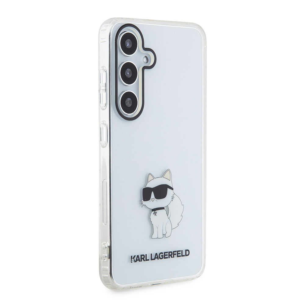 Husa pentru Samsung Galaxy S24 S921, Karl Lagerfeld, IML Luxury Choupette, Transparenta