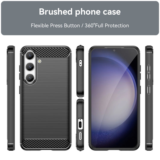 Husa pentru Samsung Galaxy S24 S921, Techsuit, Carbon, Neagra