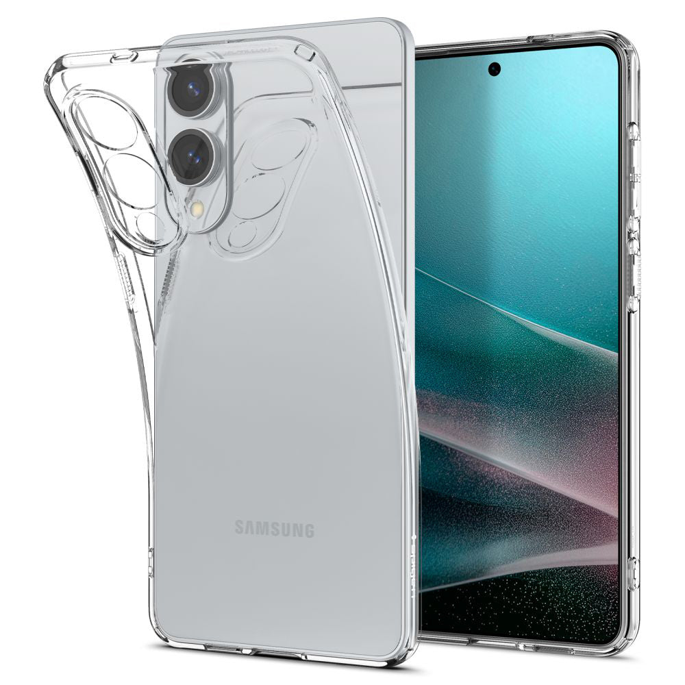 Husa pentru Samsung Galaxy S25 Edge S937, Spigen, Liquid Crystal, Transparenta