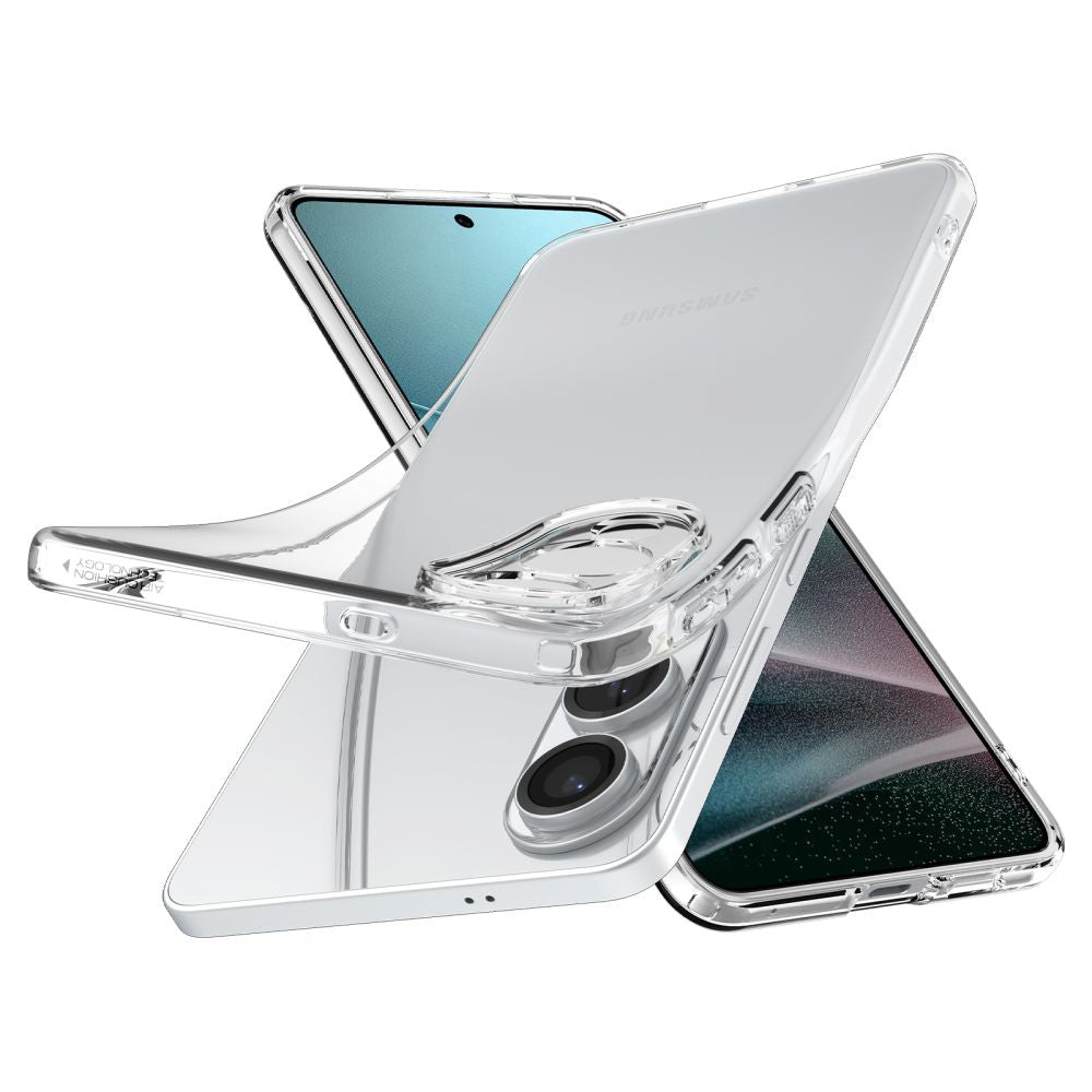 Husa pentru Samsung Galaxy S25 Edge S937, Spigen, Liquid Crystal, Transparenta