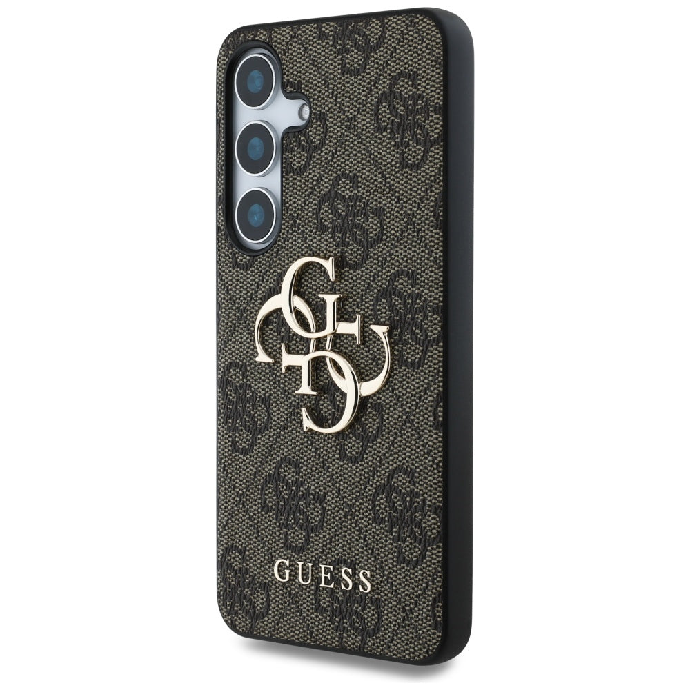 Husa pentru Samsung Galaxy S25+ S936, Guess, 4G Big Logo, Maro