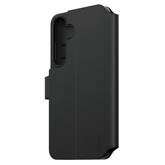 Husa pentru Samsung Galaxy S25+ S936, PanzerGlass, Care Feature Kickstand Wallet, Neagra