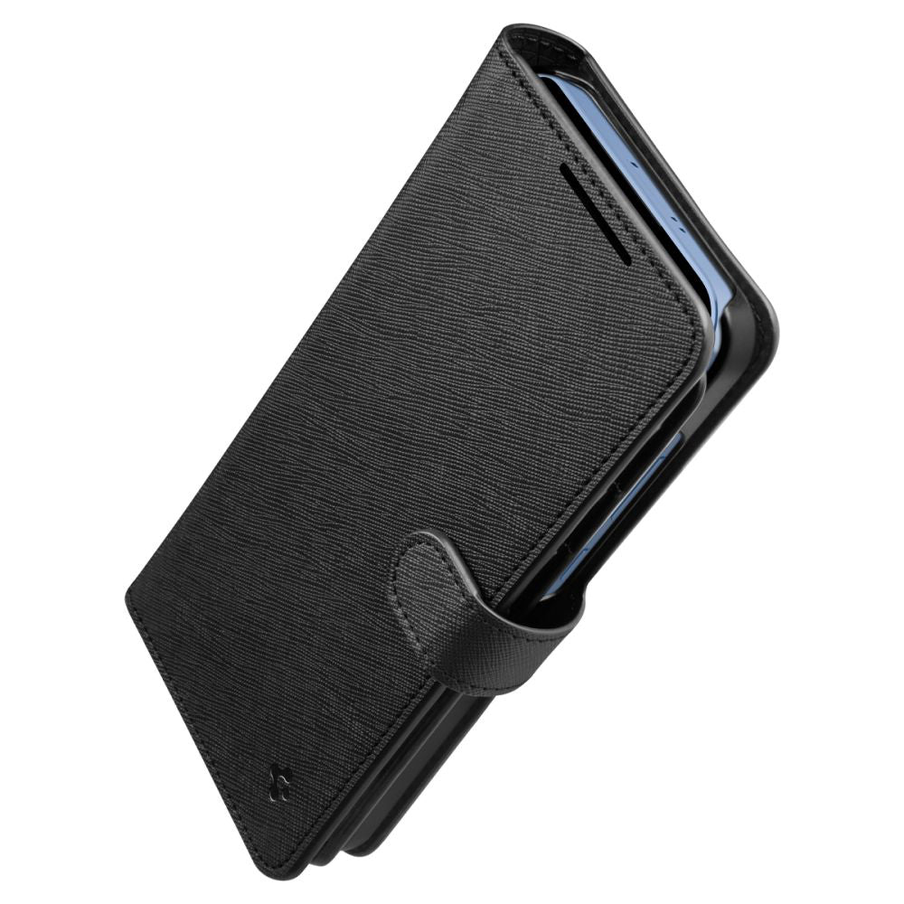 Husa pentru Samsung Galaxy S25+ S936, Spigen, Wallet S, Neagra ACS09125