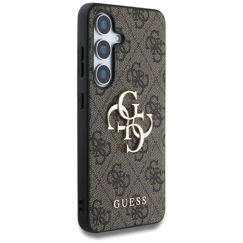 Husa pentru Samsung Galaxy S25 S931, Guess, 4G Big Logo, Maro