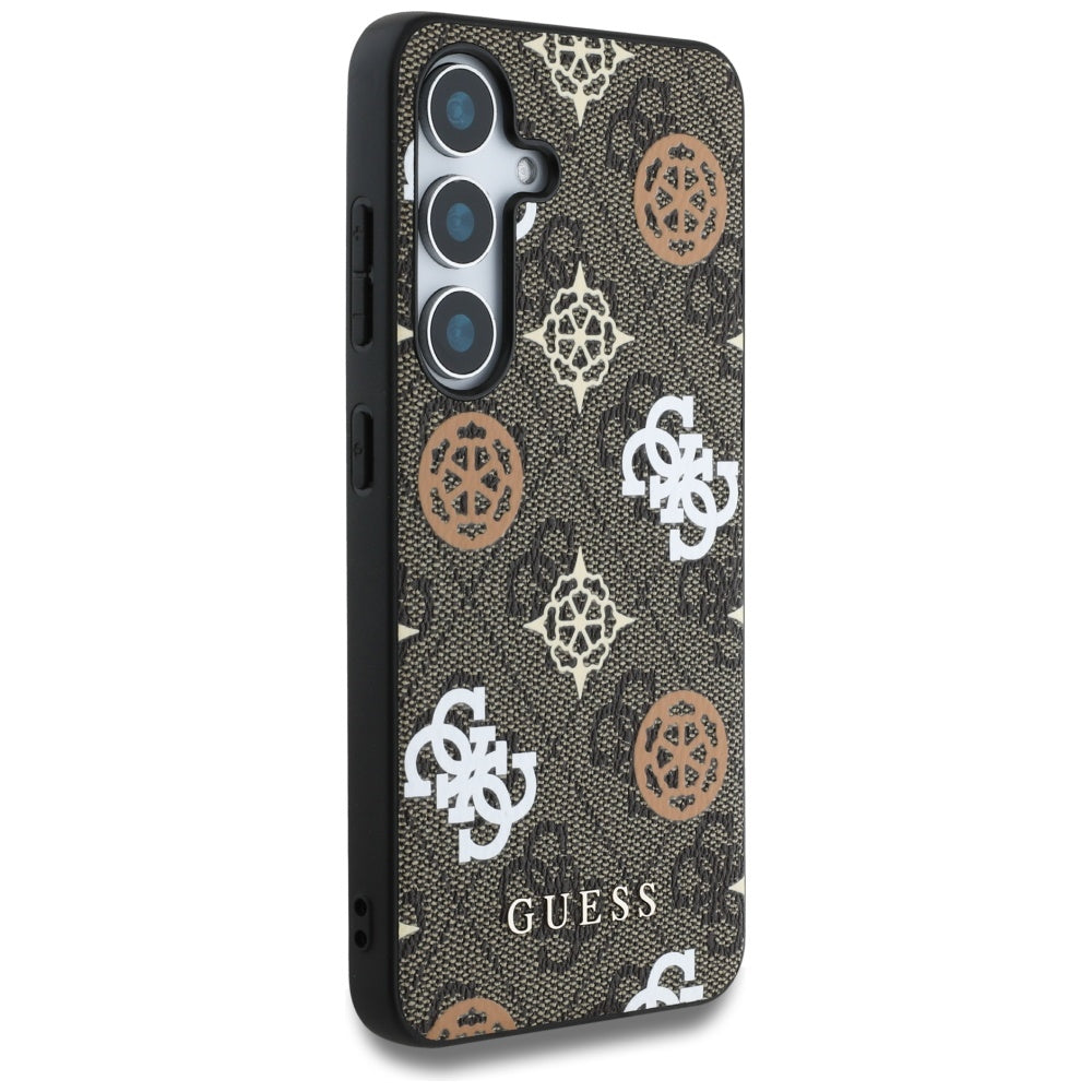Husa pentru Samsung Galaxy S25 S931, Guess, 4G Peony, Maro