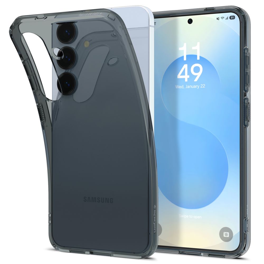 Husa pentru Samsung Galaxy S25 S931, Spigen, Liquid Crystal, Fumurie