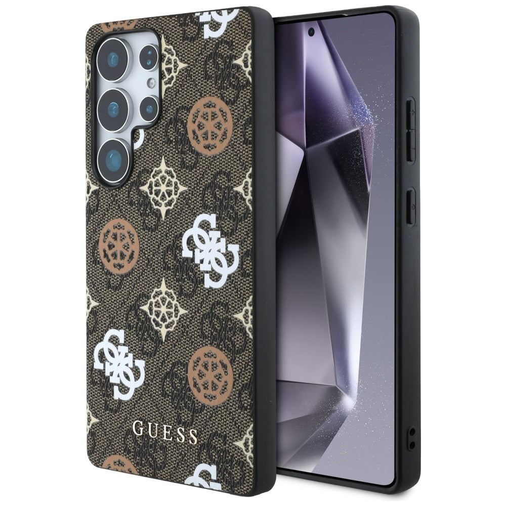 Husa pentru Samsung Galaxy S25 Ultra S938, Guess, 4G Peony, Maro