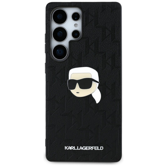 Husa pentru Samsung Galaxy S25 Ultra S938, Karl Lagerfeld, Monogram Karl's Head, Neagra