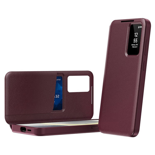 Husa pentru Samsung Galaxy S25 Ultra S938, Techsuit, SmartView, Rosie