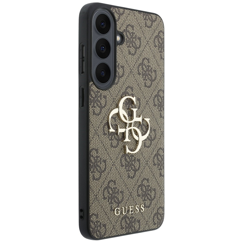 Husa pentru Samsung Galaxy S26 FE S741, Guess, 4G Metal Logo, Maro