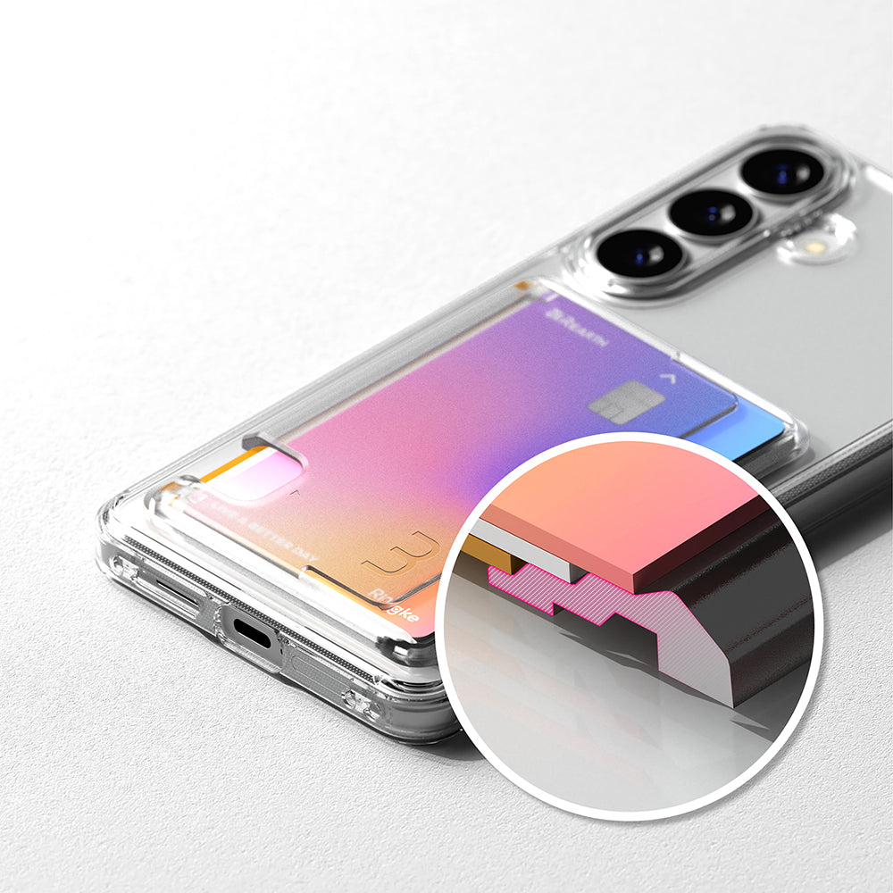 Husa pentru Samsung Galaxy S26 Plus S947, Ringke, Fusion Card, Transparenta