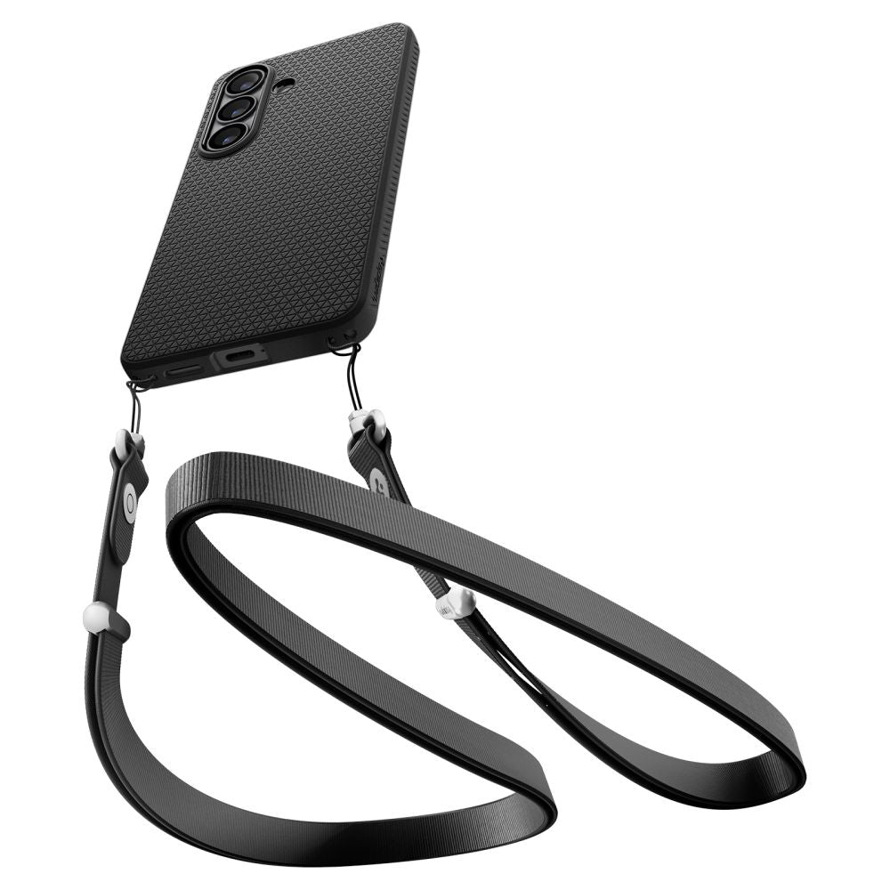 Husa pentru Samsung Galaxy S26 Plus S947, Spigen, Liquid Air, Neagra Mata ACS10700