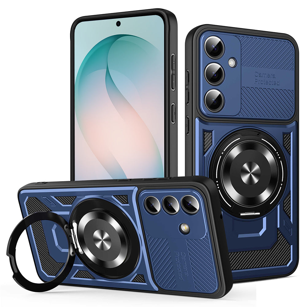 Husa pentru Samsung Galaxy S26 Plus, Techsuit, RuggedCam, Albastra