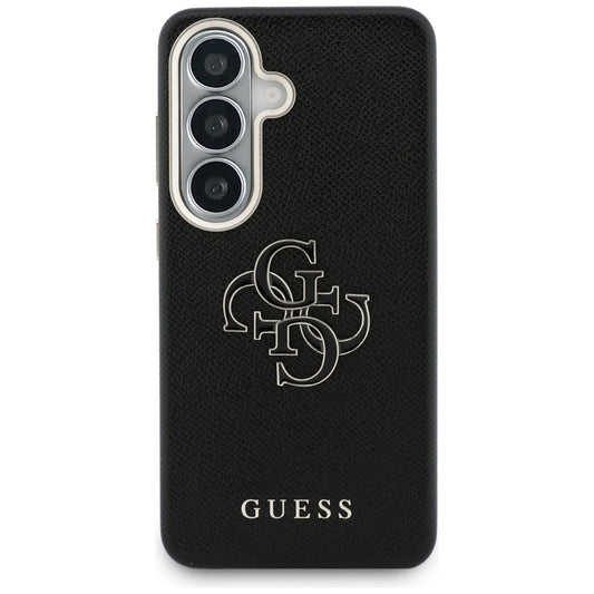 Husa pentru Samsung Galaxy S26 S942, Guess, 4G Grained Big and Classic Logo, Neagra