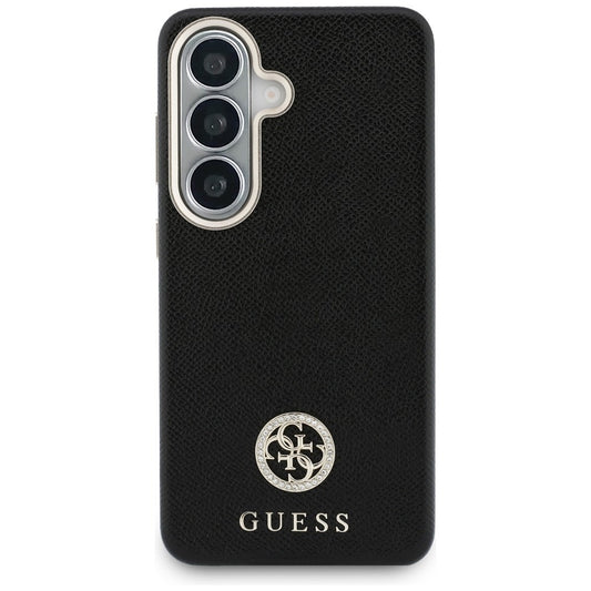 Husa pentru Samsung Galaxy S26 S942, Guess, Rhinestone Round Logo, Neagra