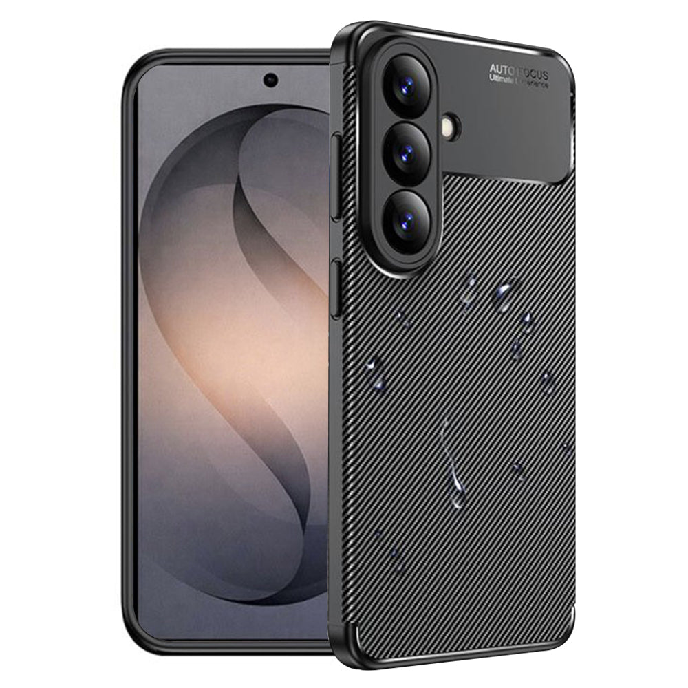 Husa pentru Samsung Galaxy S26 S942, Techsuit, CarbonFiber, Neagra