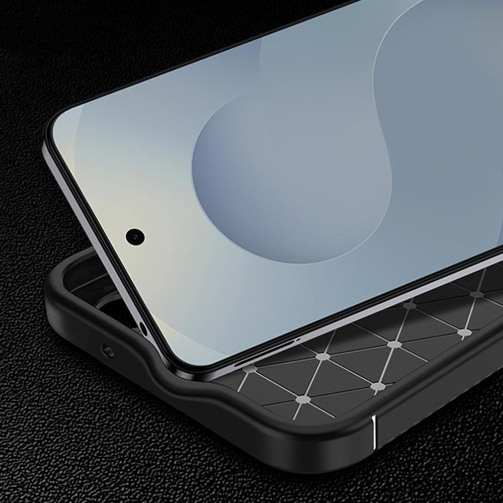Husa pentru Samsung Galaxy S26 S942, Techsuit, CarbonFiber, Neagra