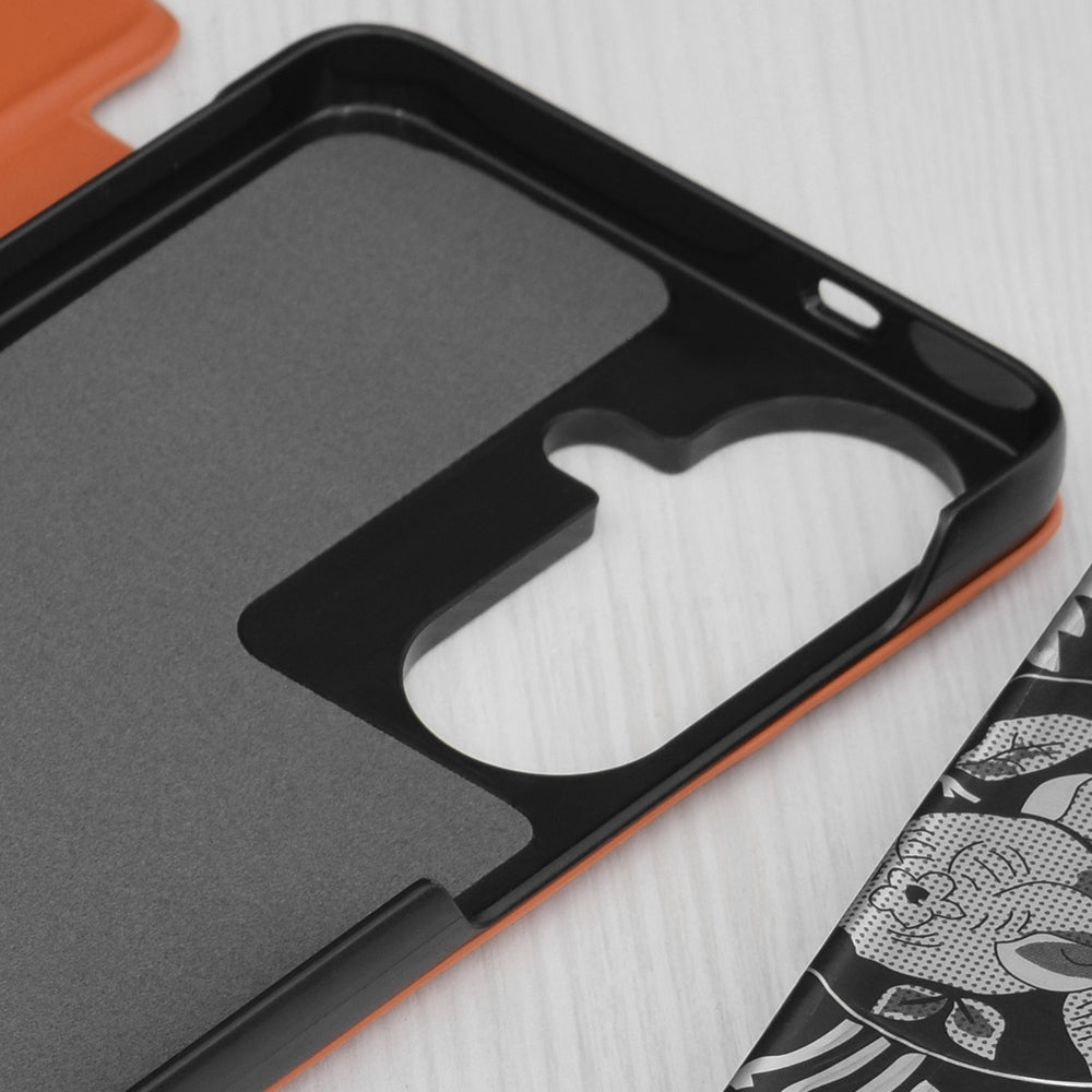 Husa pentru Samsung Galaxy S26 S942, Techsuit, eFold, Portocalie