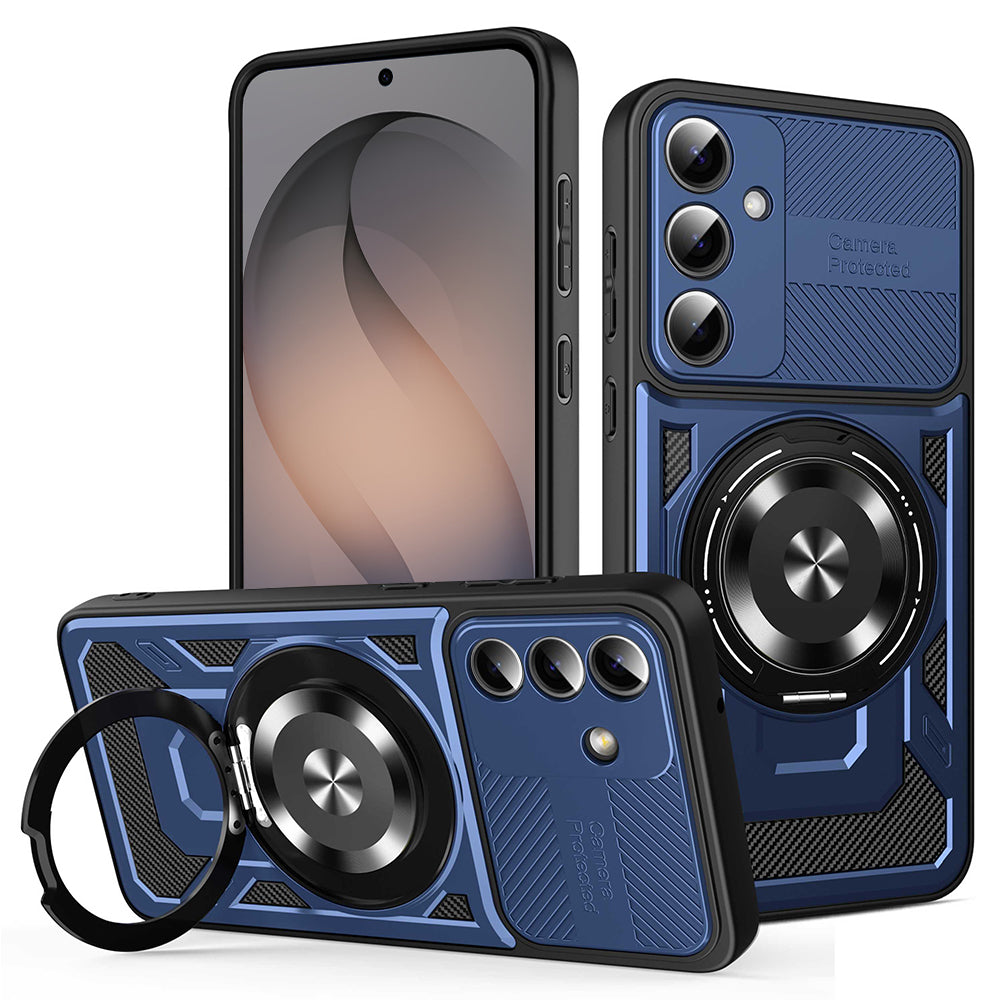 Husa pentru Samsung Galaxy S26, Techsuit, RuggedCam, Albastra