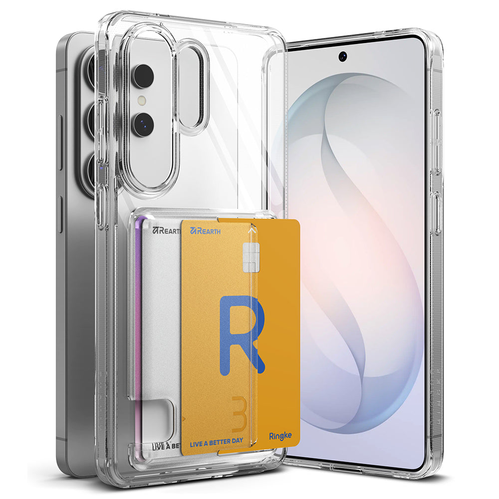 Husa pentru Samsung Galaxy S26 Ultra S948, Ringke, Fusion Card, Transparenta