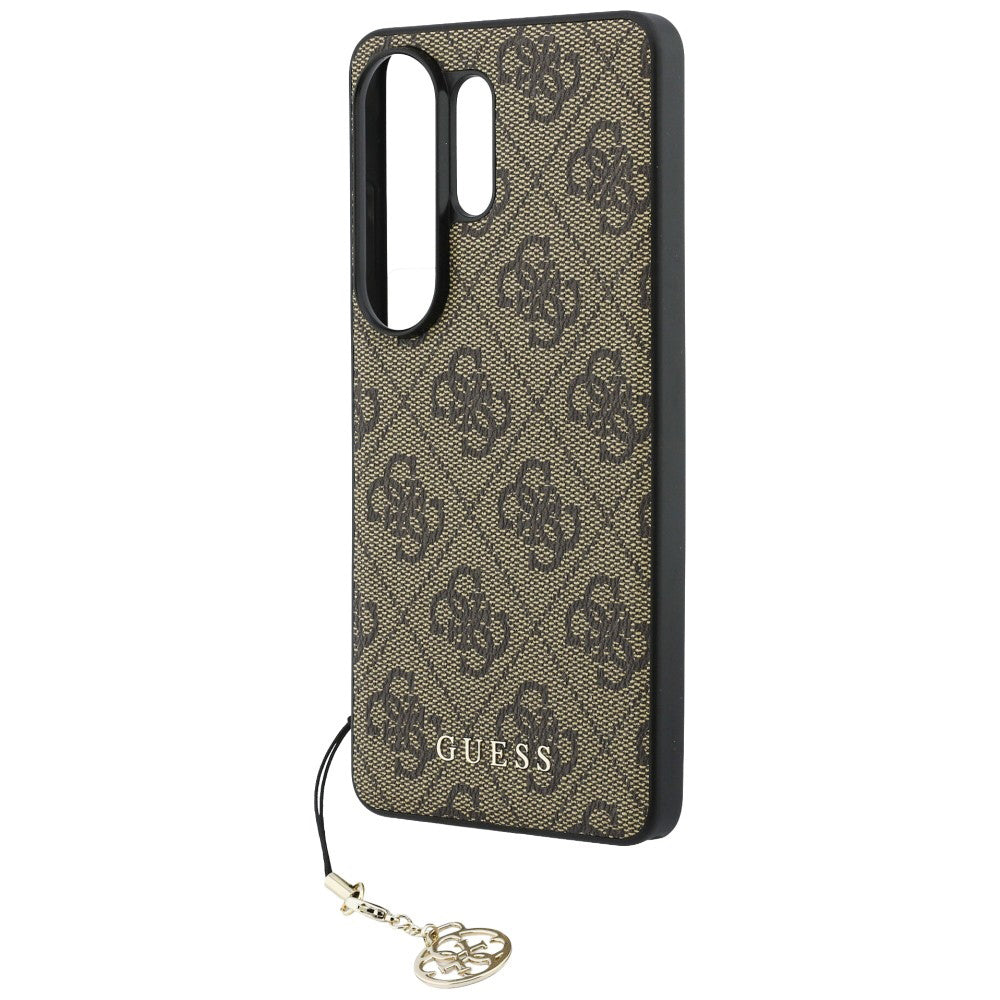 Husa pentru Samsung Galaxy S26 Ultra S948, Guess, 4G Classic Logo Charm, Maro