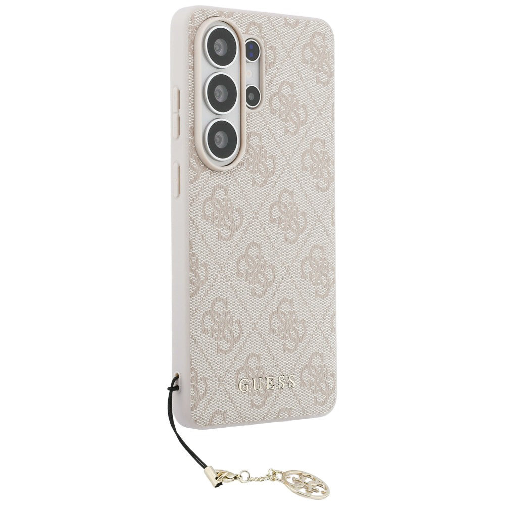Husa pentru Samsung Galaxy S26 Ultra S948, Guess, 4G Classic Logo Charm, Roz