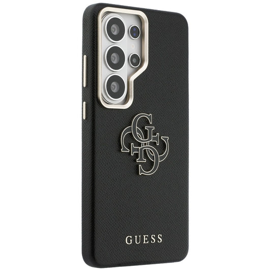 Husa pentru Samsung Galaxy S26 Ultra S948, Guess, 4G Grained Big and Classic Logo, Neagra