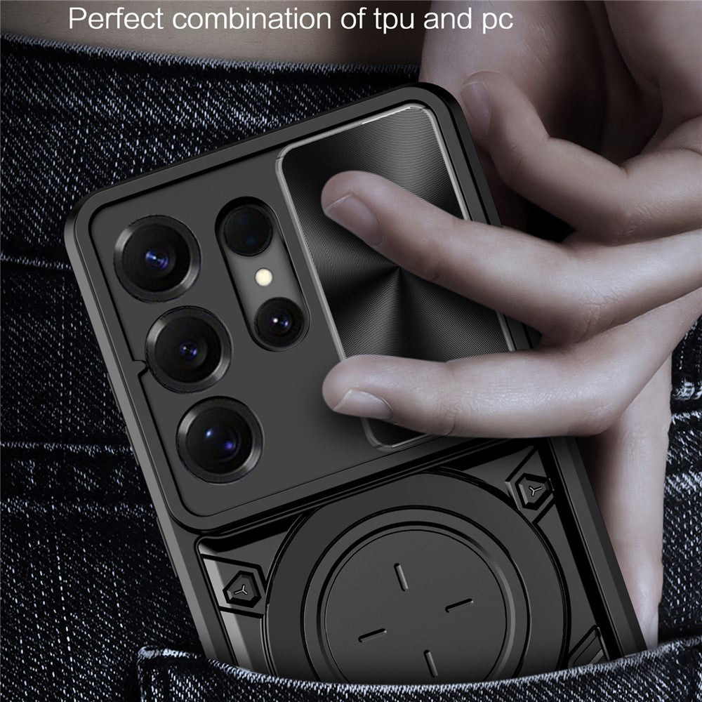 Husa pentru Samsung Galaxy S26 Ultra S948, Techsuit, CamGuard Pro, Roz Aurie