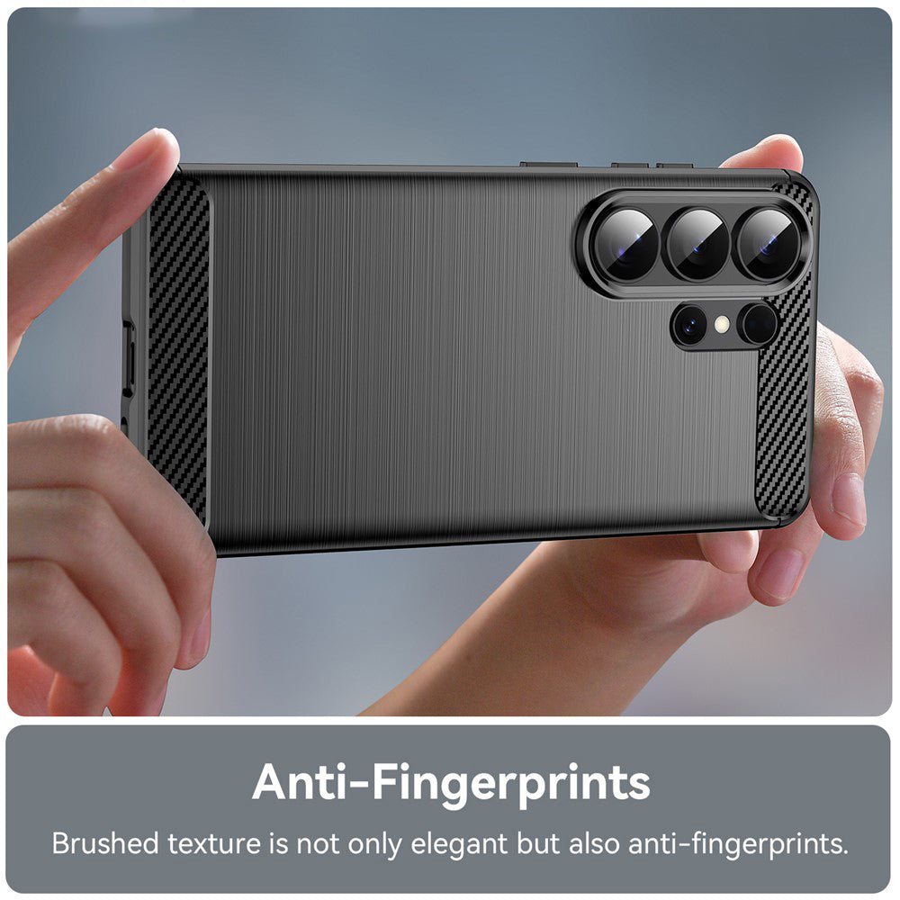 Husa pentru Samsung Galaxy S26 Ultra S948, Techsuit, Carbon, Neagra